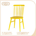 american style hot sale yellow winsor iron chair dining rest